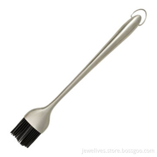 Grill Basting Silicone Brush with Stainless Steel Handle